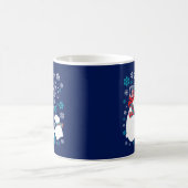Eisbärenschneeflocken Kaffeetasse (Mittel)