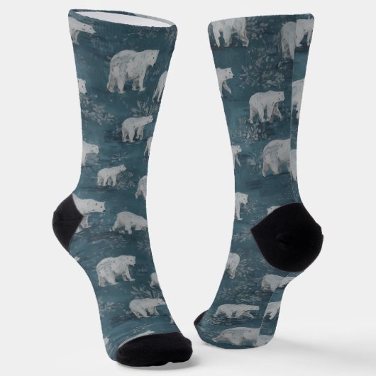 Eisbärensocken Socken (Gewinkelt)