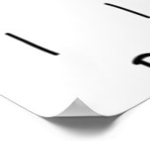 Eisbärensurven Poster (Ecke)