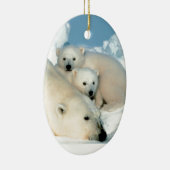 Eisbärjunges 1 keramik ornament (Rechts)
