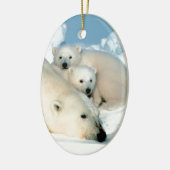 Eisbärjunges 1 keramik ornament (Links)