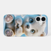 Eisbärjunges iPhone 16 hülle (Rückseite (Horizontal))