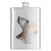 Eisbärknurren Flachmann (Vorderseite)