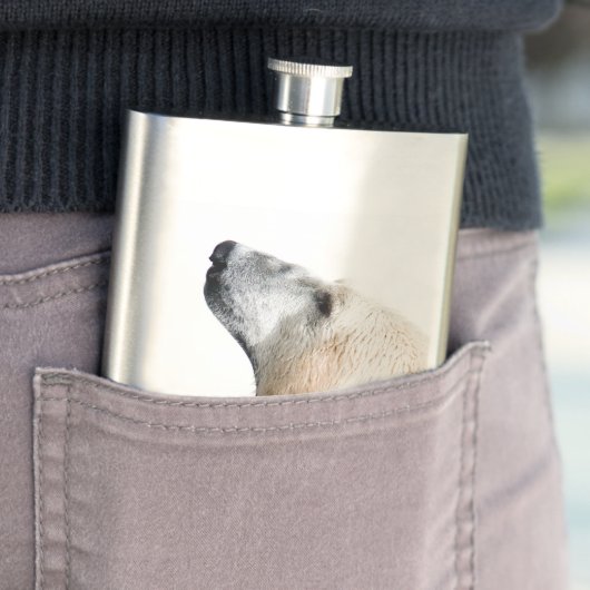 Eisbärknurren Flachmann (Beispiel)