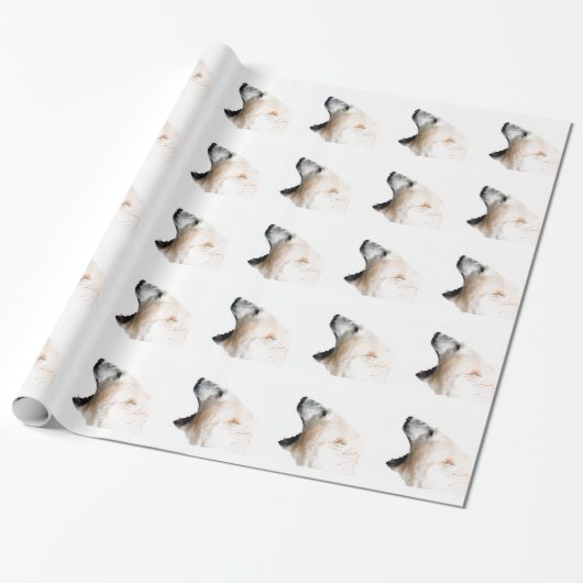 Eisbärknurren Geschenkpapier (Ungerollt)