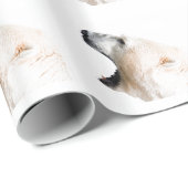 Eisbärknurren Geschenkpapier (Rolleneckpunkt)