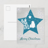 Eisbärstern Postkarte (Vorne/Hinten)