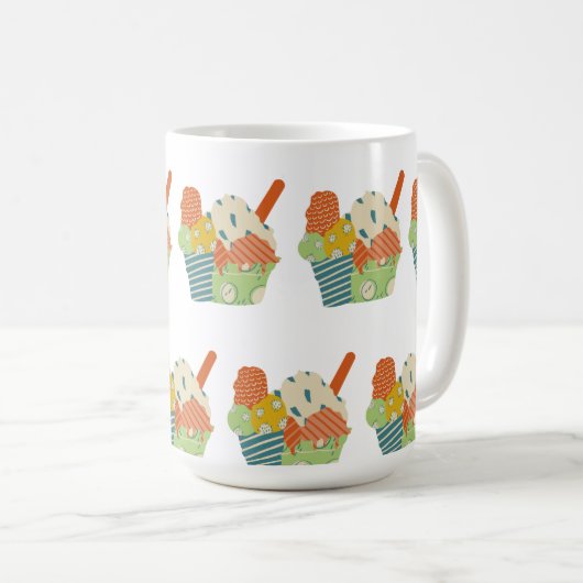 Eisbecher Kaffeetasse (VorderseiteRechts)