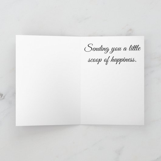 Eisbecher Karte (Innenseite)