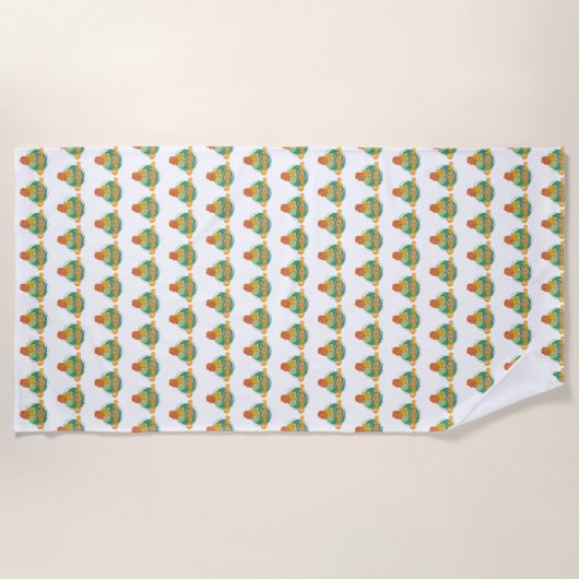 Eisbecher Strandtuch (Vorderseite)