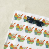 Eisbecher Strandtuch (Beispiel)