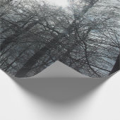 Eisbedeckte Bäume Geschenkpapier (Ecke)