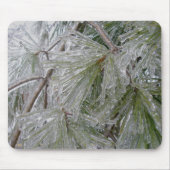 Eisbedeckte Pine Bough Mousepad (Vorne)