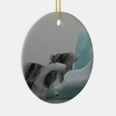 Eisberg Formationen Keramik Ornament (Rechts)