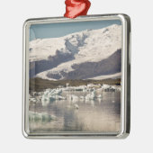 Eisberg Formationen Ornament Aus Metall (Links)