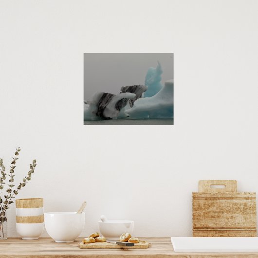 Eisberg Formationen Poster (Küche)