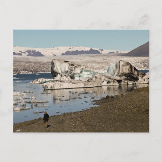 Eisberg Formationen Postkarte (Vorderseite)