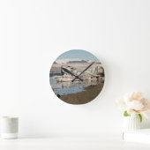Eisberg Formationen Runde Wanduhr (Zuhause)
