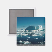Eisberg, Grönland Winter Magnet (Vorderseite/Rückseite)