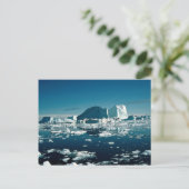 Eisberg, Grönland Winter Postkarte (Stehend Vorderseite)