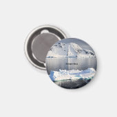 Eisberg Magnet (Vorderseite/Rückseite)