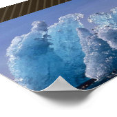 Eisberg oder Floating Ice Poster (Ecke)