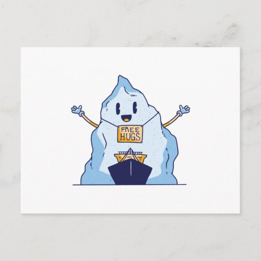 Eisberg Postkarte (Vorderseite)