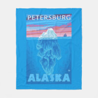 Eisberg-Querschnitt - Petersburg, Alaska
