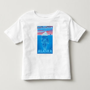 Eisberg-Querschnitt - Seldovia, Alaska Kleinkind T-shirt