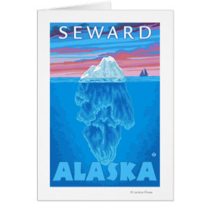 Eisberg-Querschnitt - Seward, Alaska