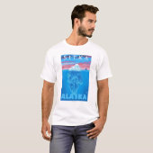Eisberg-Querschnitt - Sitka, Alaska T-Shirt (Vorne ganz)
