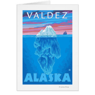 Eisberg-Querschnitt - Valdez, Alaska