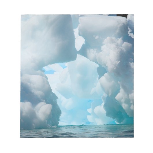Eisberge an der Südspitze des Südens Notizblock (Vorderseite)