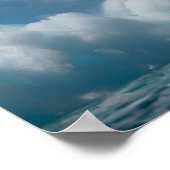 Eisberge an der Südspitze des Südens Poster (Ecke)