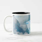 Eisberge an der Südspitze des Südens Zweifarbige Tasse (Links)