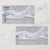 Eisberge, die Antarktis Visitenkarte (Vorne/Hinten)