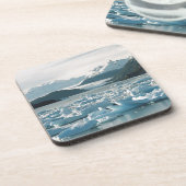 Eisberge Getränkeuntersetzer (Linke Seite)