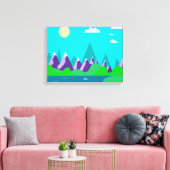 Eisberge Leinwanddruck (Insitu (Wohnzimmer))