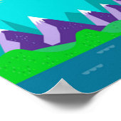 Eisberge Poster (Ecke)
