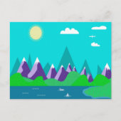 Eisberge Postkarte (Vorderseite)