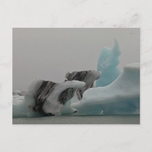 Eisbergformationen Postkarte (Vorderseite)