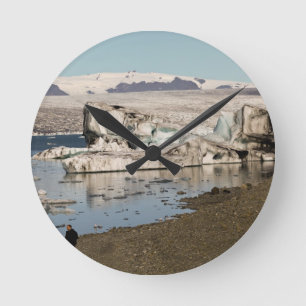 Eisbergformationen Runde Wanduhr