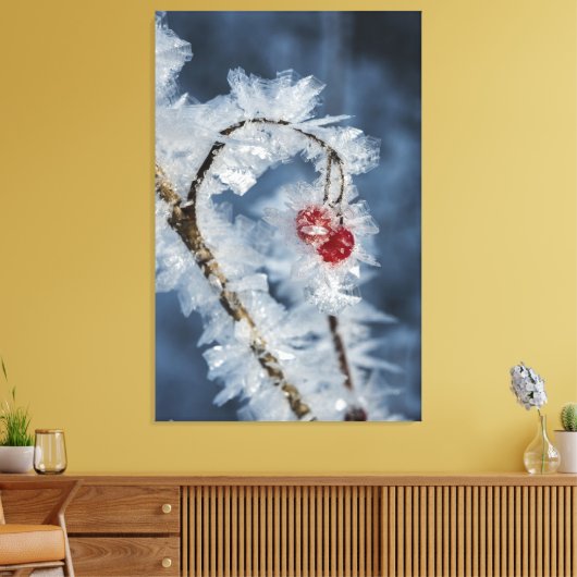 Eisberries Leinwanddruck (Insitu (Wohnzimmer))