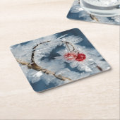 Eisberries Rechteckiger Pappuntersetzer (angewinkelt)