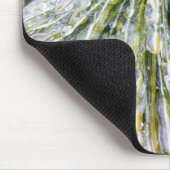 Eisbeschichtete Kiefernneedles Winter Botanisch Mousepad (Ecke)