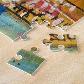 Eisbesuch-Malerei / Künstler Larry Lerew Puzzle (Seite)
