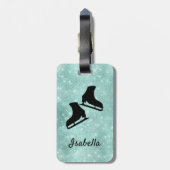 Eisbeutel mit türkisfarbenem Sack Skaten Best Gefü Gepäckanhänger (Rückseite vertikal)