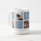 Eisblau | Benutzerdefinierte Collage für Nicht-5-F Kaffeetasse (Vorderseite Links)