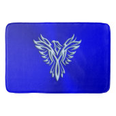 Eisblau Phoenix steigt auf königsblau an Badematte (Vorderseite)