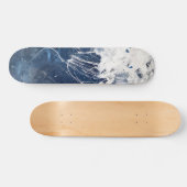 Eisblaue Berggipfel Skateboard (Horizontal)
